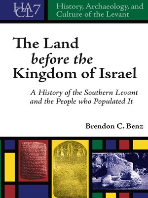 cover image of The Land Before the Kingdom of Israel